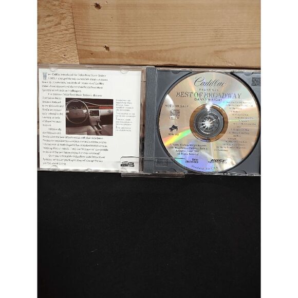 VTG Cadillac Presents The Best of Broadway (1992 CD, Delco Electronics, Bose) - Picture 2 of 3